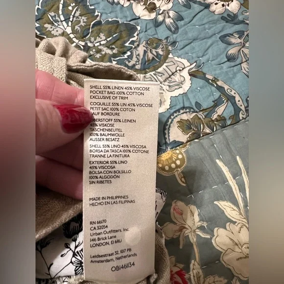 Anthropologie Women’s Size 8 Tan Linen Skort - Picture 12 of 14